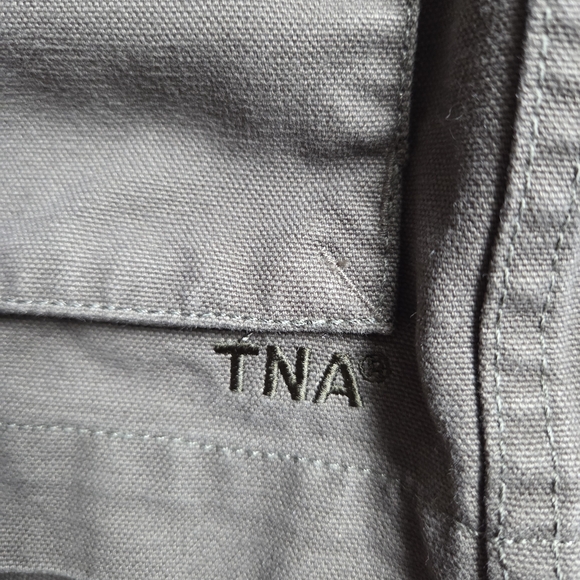 TNA Oversided Jasper Field Utility Barn Chore Relaxed Jacket Olive Aritzia XXS - Picture 15 of 16